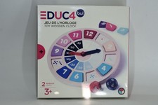 Bois jeu de l'horloge Educabul