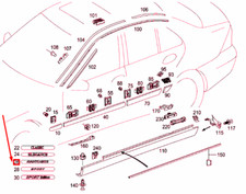 MERCEDES-BENZ C W203 Aile