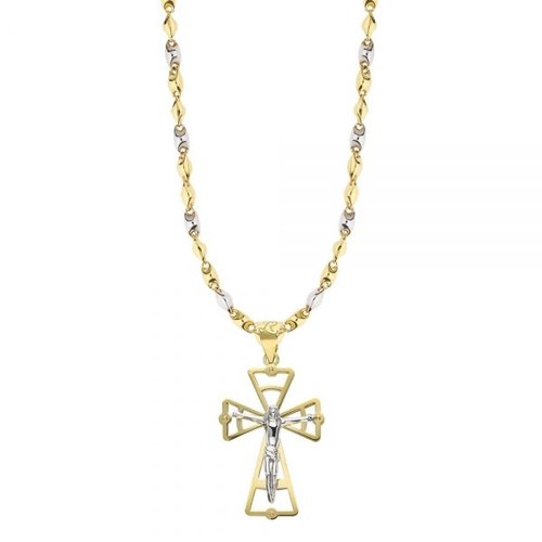 Collier jaune et - jaune, blanc