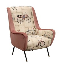 Fauteuil vintage velours - fauteuil,