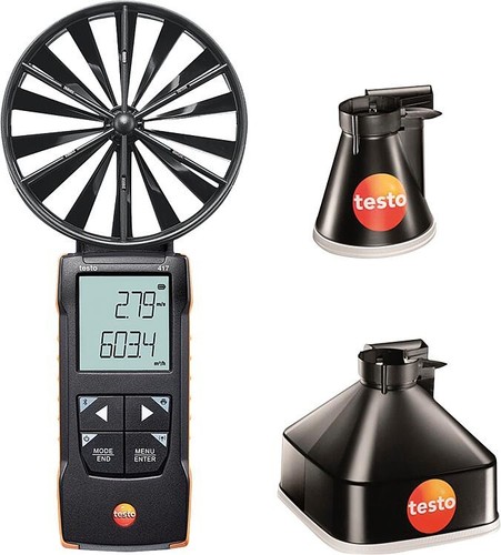 Anémomètre roue testo 417 - anémomètre,