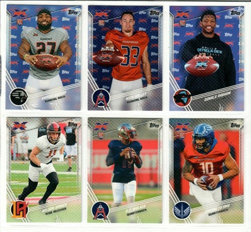 2020 topps xfl - 2020, base