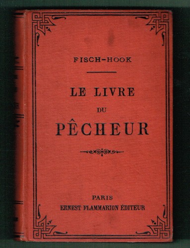 Ancien livre pêcheur - ancien,