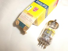 ⚜ LAMPE ECC189 6ES8 PHILIPS RTC HEERLEN TUBE TESTED STRONG NOS NIB  °=