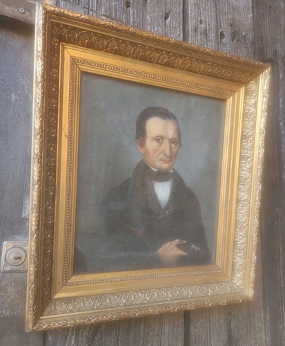 Ancien tableau hst portrait - ancien,