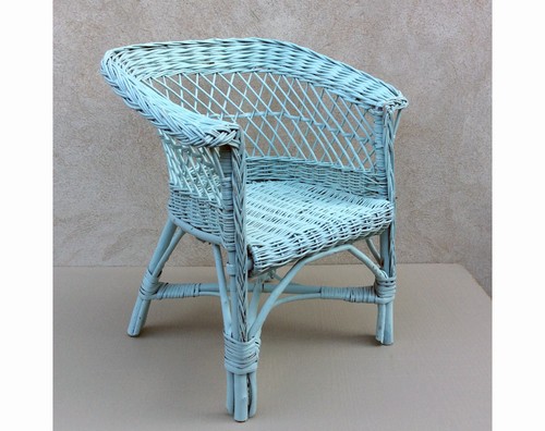 Fauteuil rotin osier enfant - rotin,