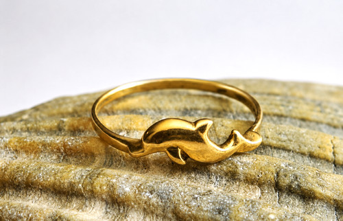 Bague dauphin ct 750 - ct,