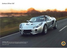 Catalogue Brochure Lotus Elise
