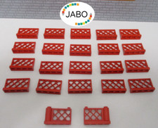(F7/2) Lego 20x clôture rouge