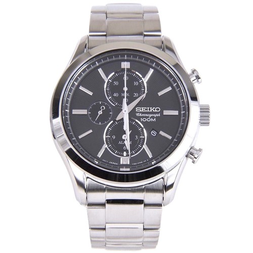Seiko chronograph 100m quartz - seiko,
