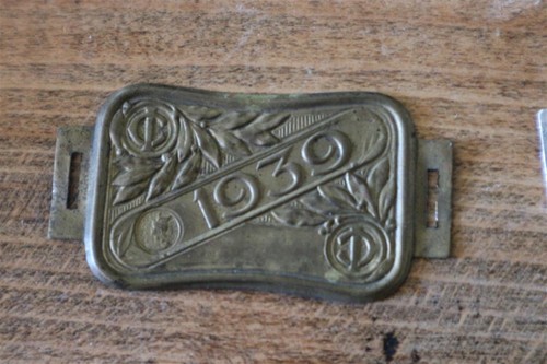 Ancienne plaque fiscale - plaque,