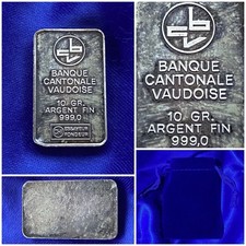 Lingot Argent Pur Banque