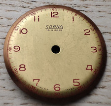 Sorna 15 rubis Watch Dial 30.5