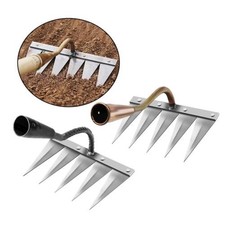 Herse à râteau de creusement de culture pour le travail du houe à mauvaises herbes binage en