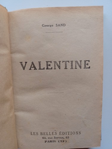 Georges sand valentine - sand,
