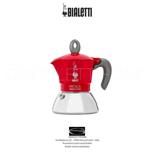 Bialetti moka induction - moka, rouge