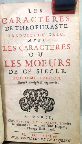 Livre ancien 1694 la - ancien,