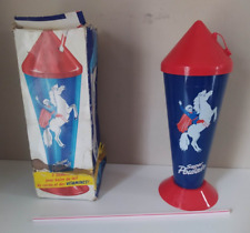 Vintage Shaker Super Poulain France années 1970’s avec boite poudre chocolatée