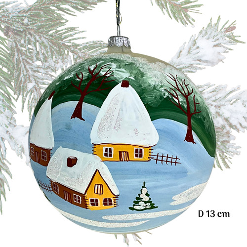 Boule noël verre - verre, soufflé