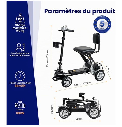 Scooter mobilité - scooter, de
