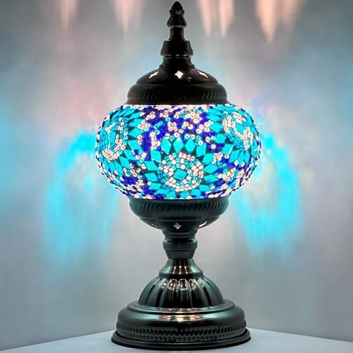 Lampe table verre pieu - lampe, de