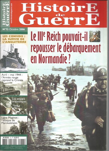Histoire guerre 73 - de, n°73