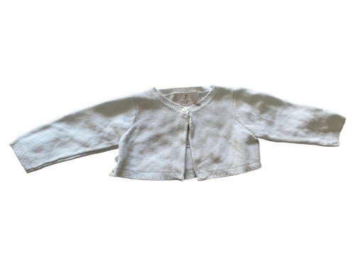 Jacadi gilet fille blanc coton - blanc,