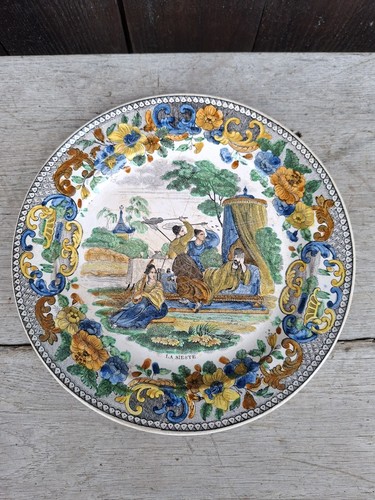 Assiette parlante montereau - assiette,