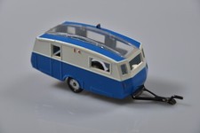 Caravane miniature Metosul bleue 1/48e