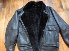 BLOUSON en PEAU LAINE HUILE "48"