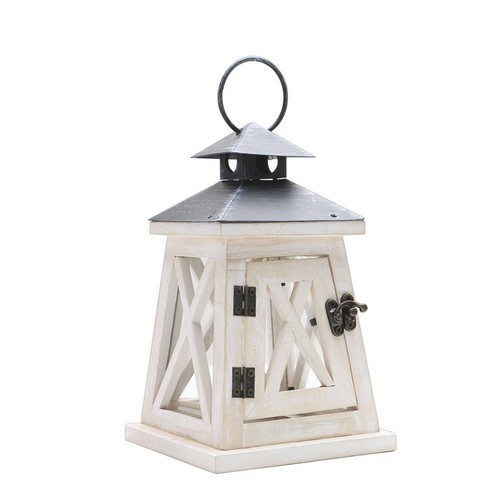 Lanterne bois avec toit - toit, en