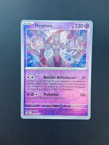 Carte pokémon mewtwo 150 165 - carte, 150/165