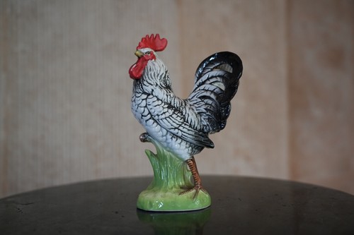 Coq coloré céramique - coloré,