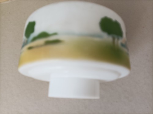 Ancienne opaline verre abat - opaline,