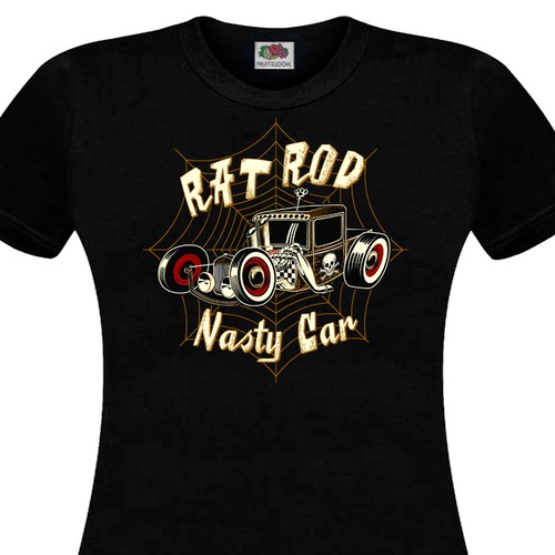 Shirt femme rat rod - -, nasty