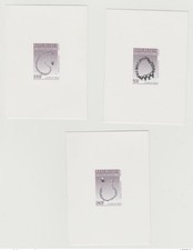 Côte d'Ivoire Epreuve De Luxe 1997 Parures Traditonnelles bijoux Juwels Schmuck