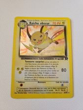 Carte pokémon raichu obscur - pokémon,
