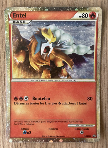 Carte pokemon entei hgss20 - carte,