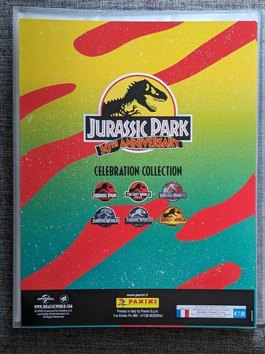 Cartes panini jurassic park - panini,
