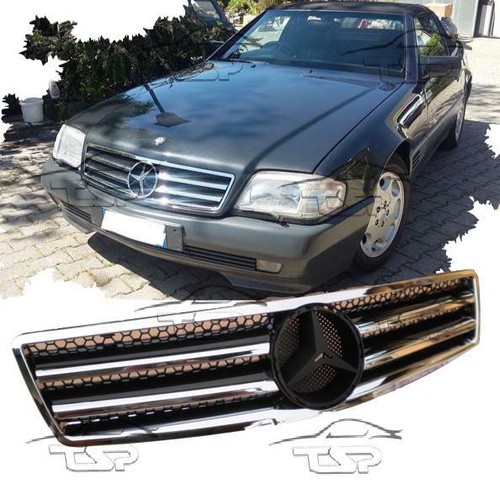 Calandre avant noir chrome - avant,