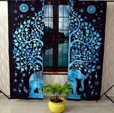 Rideau mandala éléphant