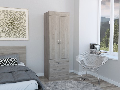Lisboa door armoire - armoire, light