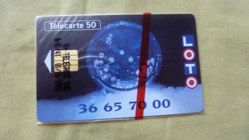 Loto télécarte 50 - loto,