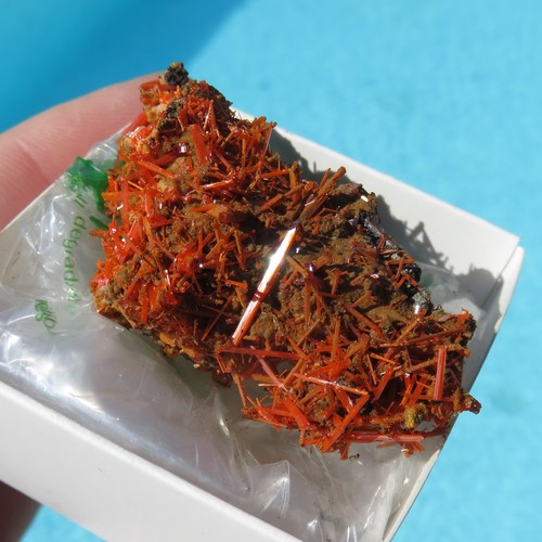 Minéraux crocoite rouge - ***,