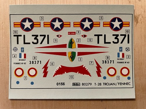 Heller 80279 decals - 1/72,