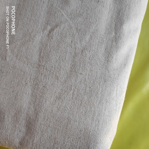 Coupon tissu genre lin - ,