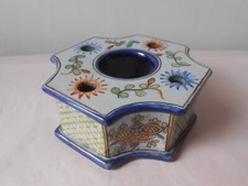 Ancien encrier céramique " Montagnon" Nevers France. Poterie. Faïence... L.