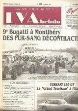 LA VIE DE L'AUTO N°599 CITROEN 2CV / PEUGEOT 204 CAB / RENAULT PRIMAQUATRE