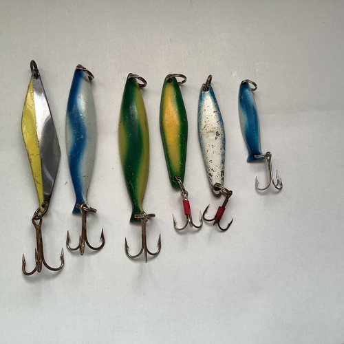 Vintage metal fishing lures - vintage,