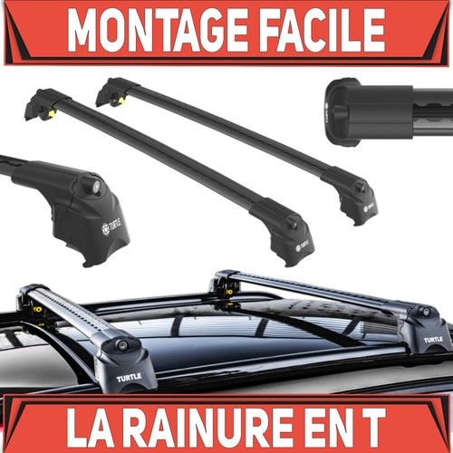 Turtle alu noir barres - alu, toit